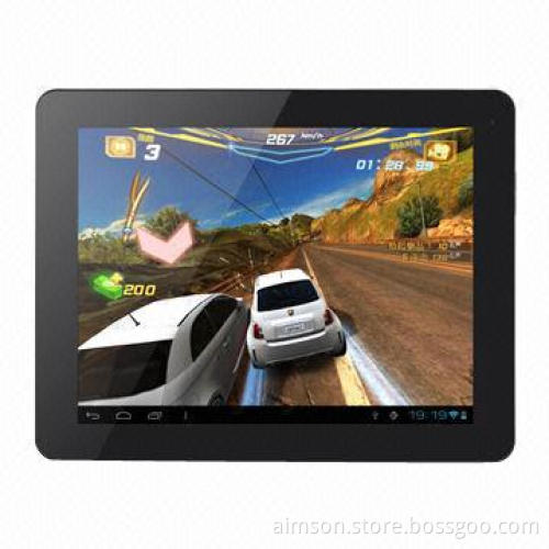 Android Tablet PC, 9.7", Quad-core, 1,024 x 768P, 1/8/16GB, 0.3/2.0MP, Low-consumption, High-effect